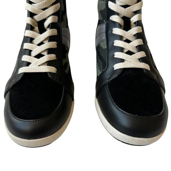 Sanctuary Sneakers Major Camouflage Smart Creation Green Black Women's Size 7.5M - Picture 7 of 12